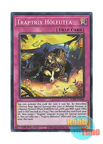 画像1: 英語版 SDBT-EN046 Traptrix Holeutea ホールティアの蟲惑魔 (スーパーレア) 1st Edition