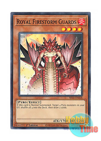 画像1: 英語版 SR14-EN018 Royal Firestorm Guards 炎帝近衛兵 (ノーマル) 1st Edition