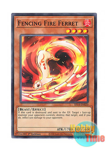 画像1: 英語版 SR14-EN020 Fencing Fire Ferret 火舞太刀 (ノーマル) 1st Edition