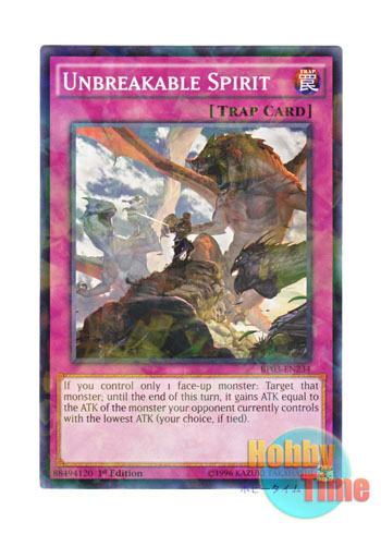 画像1: 英語版 BP03-EN234 Unbreakable Spirit 不屈の闘志 (シャターホイルレア) 1st Edition