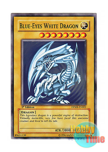 英語版 DPKB-EN001 Blue-Eyes White Dragon 青眼の白龍 (スーパーレア ...
