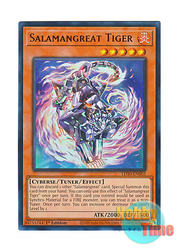 英語版 LD10-EN003 Salamangreat Tiger 転生炎獣ティガー (ウルトラ