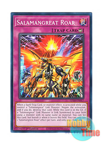 画像1: 英語版 LD10-EN017 Salamangreat Roar サラマングレイト・ロアー (ノーマル) 1st Edition