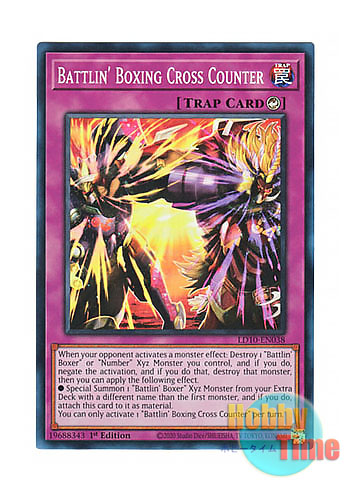 画像1: 英語版 LD10-EN038 Battlin' Boxing Cross Counter バーニングナックル・クロスカウンター (スーパーレア) 1st Edition