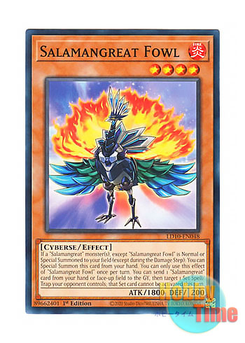 画像1: 英語版 LD10-EN048 Salamangreat Fowl 転生炎獣フォウル (ノーマル) 1st Edition