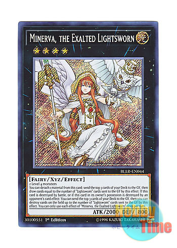 英語版 BLLR-EN044 Minerva, the Exalted Lightsworn ライトロード 