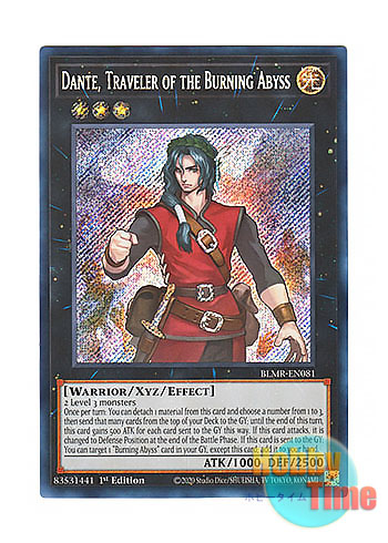 英語版 BLMR-EN081 Dante, Traveler of the Burning Abyss 彼岸の旅人 ダンテ (シークレットレア)  1st Edition