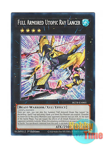 画像1: 英語版 BLTR-EN003 Full Armored Utopic Ray Lancer FA－ホープ・レイ・ランサー (シークレットレア) 1st Edition