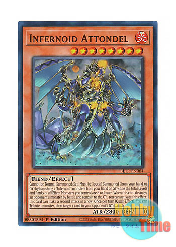 画像1: 英語版 BLTR-EN064 Infernoid Attondel インフェルノイド・アドラメレク (ウルトラレア) 1st Edition