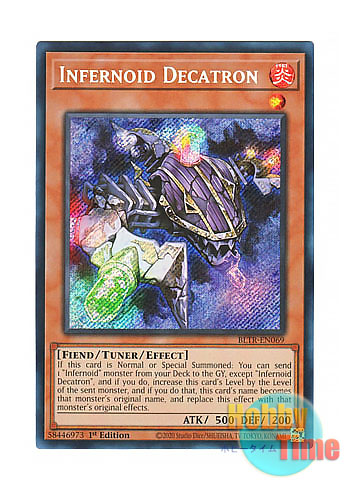 画像1: 英語版 BLTR-EN069 Infernoid Decatron インフェルノイド・デカトロン (シークレットレア) 1st Edition