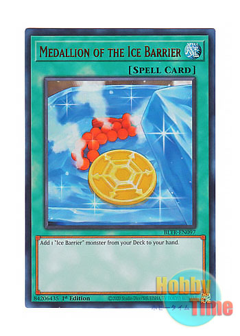 画像1: 英語版 BLTR-EN097 Medallion of the Ice Barrier 氷結界の紋章 (ウルトラレア) 1st Edition