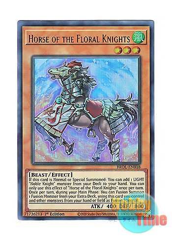 英語版 BROL-EN018 Horse of the Floral Knights 花騎士団の駿馬