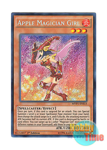 英語版 MVP1-ENS15 Apple Magician Girl アップル・マジシャン・ガール (シークレットレア) 1st Edition