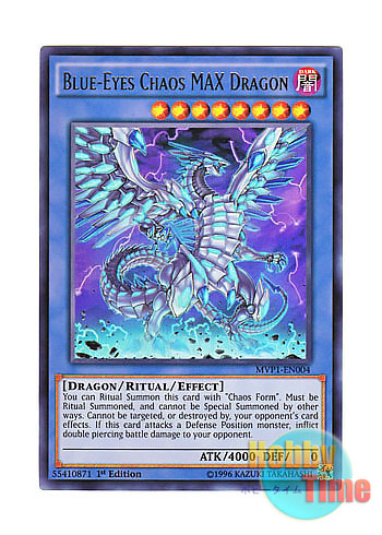 英語版 MVP1-EN004 Blue-Eyes Chaos MAX Dragon ブルーアイズ・カオス