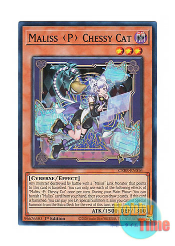 画像1: 英語版 CRBR-EN016 Maliss   Chessy Cat M∀LICE＜P＞Cheshire Cat (スーパーレア) 1st Edition