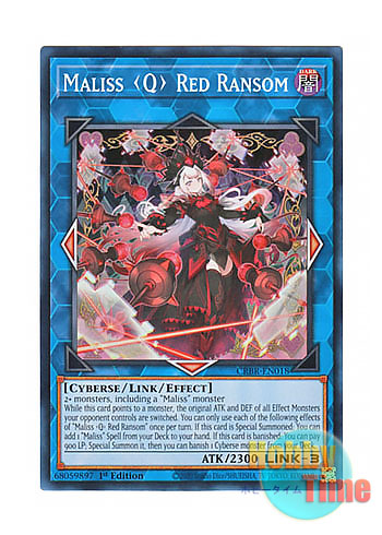 画像1: 英語版 CRBR-EN018 Maliss   Red Ransom M∀LICE＜Q＞RED RANSOM (スーパーレア) 1st Edition