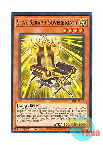 画像1: 英語版 CRBR-EN046 Star Seraph Sovereignty 光天使スローネ (レア) 1st Edition