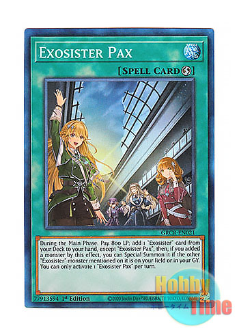 英語版 GRCR-EN021 Exosister Pax エクソシスター・パークス (コレクターズレア) 1st Edition