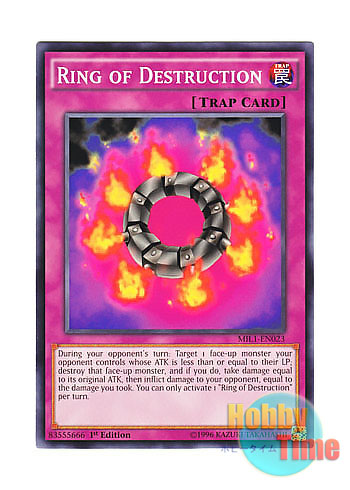 英語版 MIL1-EN023 Ring of Destruction 破壊輪 (ノーマル) 1st Edition