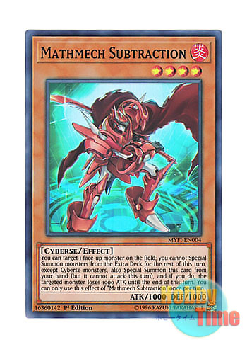 英語版 MYFI-EN004 Mathmech Subtraction 斬機サブトラ (スーパーレア 