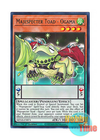 画像1: 英語版 MZMI-EN074 Majespecter Toad - Ogama マジェスペクター・フロッグ (レア) 1st Edition