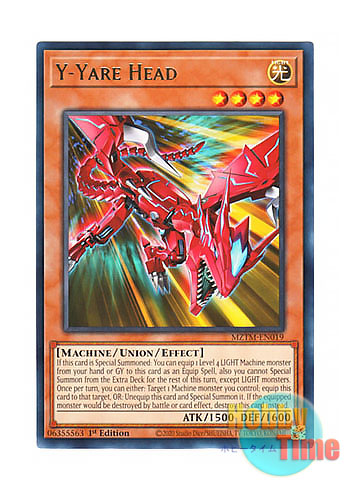 画像1: 英語版 MZTM-EN019 Y-Yare Head Y－ドラゴン・イアヘッド (レア) 1st Edition