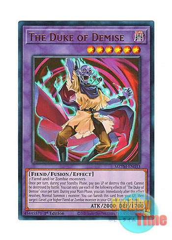 画像1: 英語版 MZTM-EN033 The Duke of Demise 死霊公爵 (ウルトラレア) 1st Edition