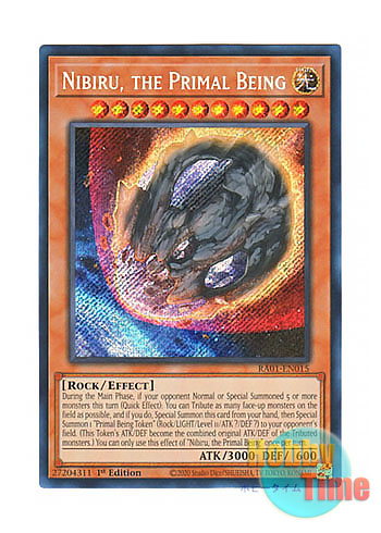 英語版 RA01-EN015 Nibiru, the Primal Being 原始生命態ニビル 
