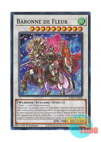 英語版 RA01-EN034 Baronne de Fleur フルール・ド・バロネス (スーパーレア) 1st Edition