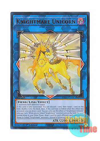 英語版 RA01-EN043 Knightmare Unicorn トロイメア・ユニコーン