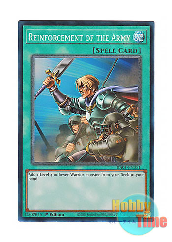 画像1: 英語版 RA01-EN051 Reinforcement of the Army 増援 (プリズマティックコレクターズレア) 1st Edition