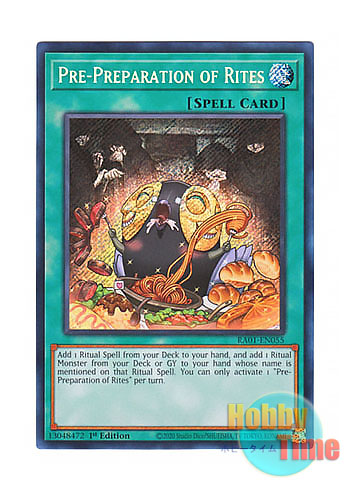 画像1: 英語版 RA01-EN055 Pre-Preparation of Rites 儀式の下準備 (シークレットレア) 1st Edition