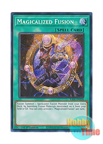 画像1: 英語版 RA01-EN058 Magicalized Fusion 円融魔術 (シークレットレア) 1st Edition