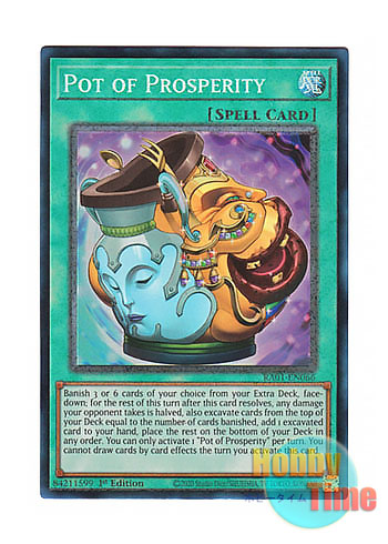 画像1: 英語版 RA01-EN066 Pot of Prosperity 金満で謙虚な壺 (プリズマティックコレクターズレア) 1st Edition