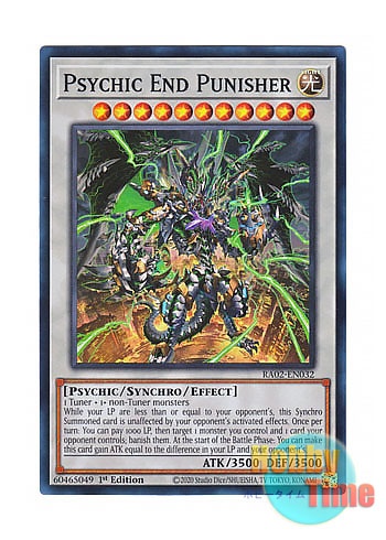 画像1: 英語版 RA02-EN032 Psychic End Punisher サイコ・エンド・パニッシャー (スーパーレア) 1st Edition