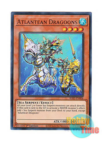 画像1: 英語版 RA03-EN006 Atlantean Dragoons 海皇の竜騎隊 (ウルトラレア) 1st Edition