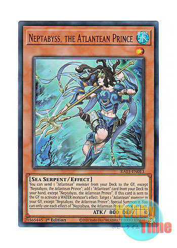 画像1: 英語版 RA03-EN013 Neptabyss, the Atlantean Prince 海皇子 ネプトアビス (ウルトラレア) 1st Edition