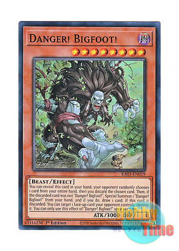 画像1: 英語版 RA03-EN019 Danger! Bigfoot! 未界域のビッグフット (スーパーレア) 1st Edition