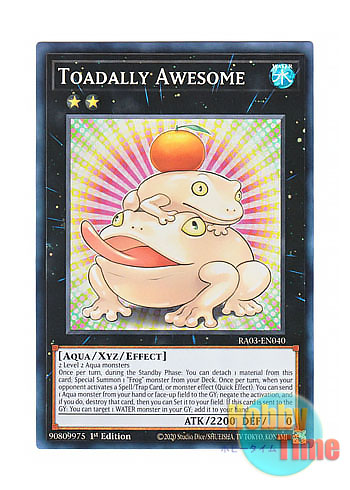 画像1: 英語版 RA03-EN040 Toadally Awesome 餅カエル (スーパーレア) 1st Edition