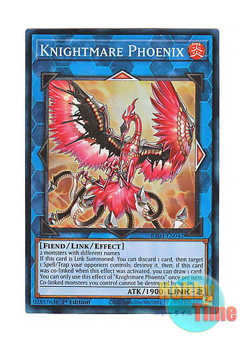 画像1: 英語版 RA03-EN042 Knightmare Phoenix トロイメア・フェニックス (プリズマティックコレクターズレア) 1st Edition