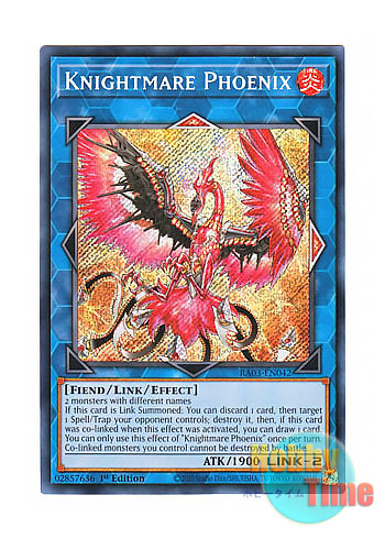 画像1: 英語版 RA03-EN042 Knightmare Phoenix トロイメア・フェニックス (シークレットレア) 1st Edition