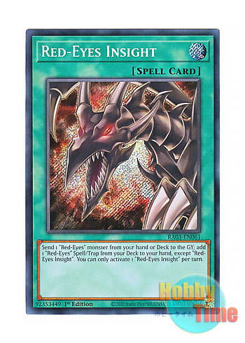 画像1: 英語版 RA03-EN061 Red-Eyes Insight レッドアイズ・インサイト (シークレットレア) 1st Edition