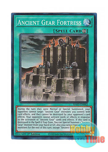 画像1: 英語版 RA03-EN062 Ancient Gear Fortress 古代の機械要塞 (プリズマティックコレクターズレア) 1st Edition