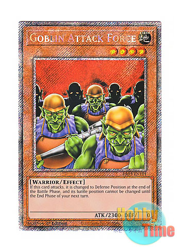 画像1: 英語版 RA03-EN101 Goblin Attack Force ゴブリン突撃部隊 (プラチナシークレットレア) 1st Edition