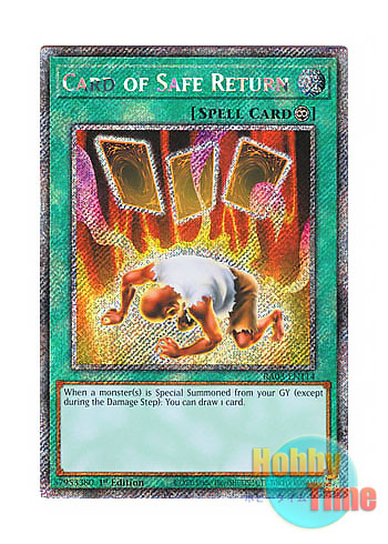 画像1: 英語版 RA03-EN114 Card of Safe Return 生還の宝札 (プラチナシークレットレア) 1st Edition