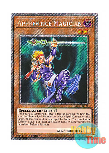 画像1: 英語版 RA03-EN124 Apprentice Magician 見習い魔術師 (プラチナシークレットレア) 1st Edition