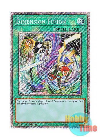 画像1: 英語版 RA03-EN136 Dimension Fusion 次元融合 (プラチナシークレットレア) 1st Edition