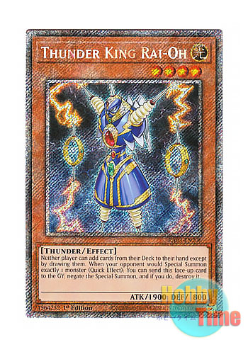 画像1: 英語版 RA03-EN206 Thunder King Rai-Oh ライオウ (プラチナシークレットレア) 1st Edition