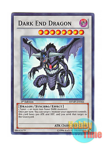 英語版 RYMP-EN066 Dark End Dragon ダークエンド・ドラゴン (スーパーレア) 1st Edition