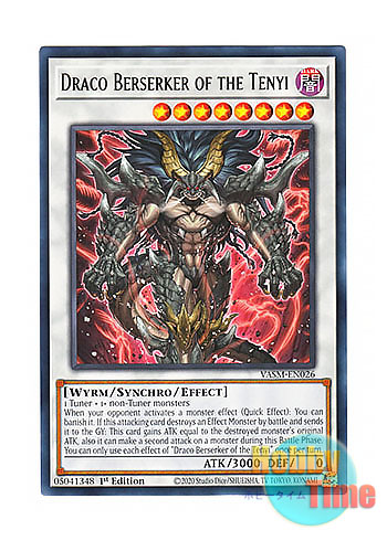 画像1: 英語版 VASM-EN026 Draco Berserker of the Tenyi 天威の龍鬼神 (レア) 1st Edition